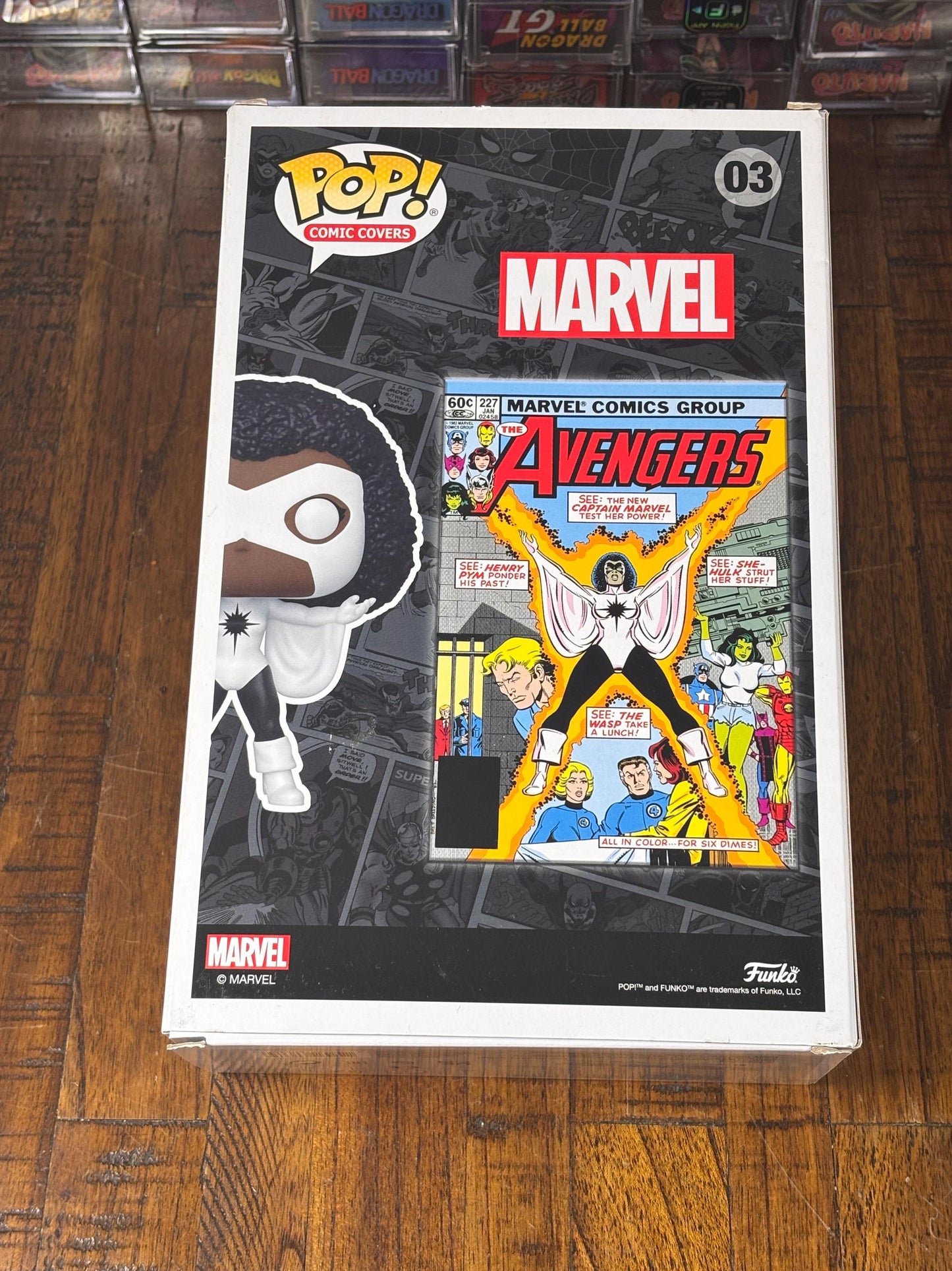Funko Pop! Comic Covers Marvel #03 Captain Marvel Monica Rambeau Target Exclus New