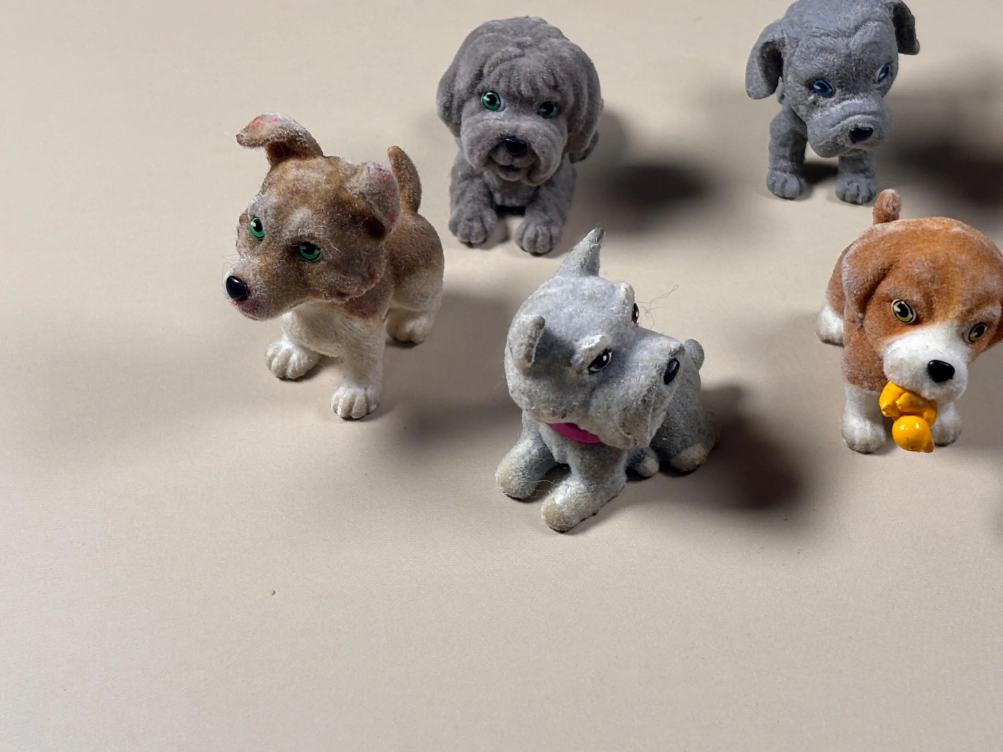 Lot of 7 Collectable Vintage Rare MEG 1990's Puppy in my Pocket