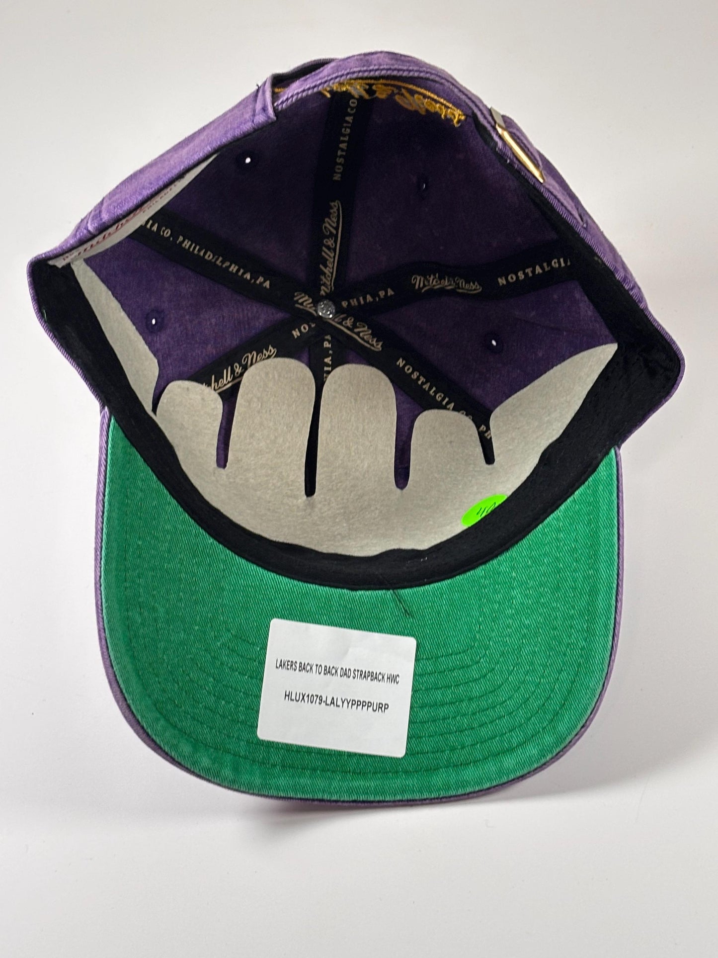 Mitchell & Ness Los Angeles Lakers Purple Hardwood 87-'8 NBA Champions Hat New