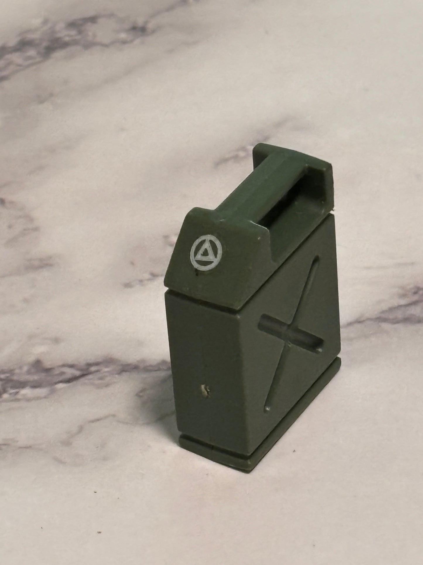1984 Gi Joe Mortar Defense Unit Gas Jerry Can Original Accessory Green