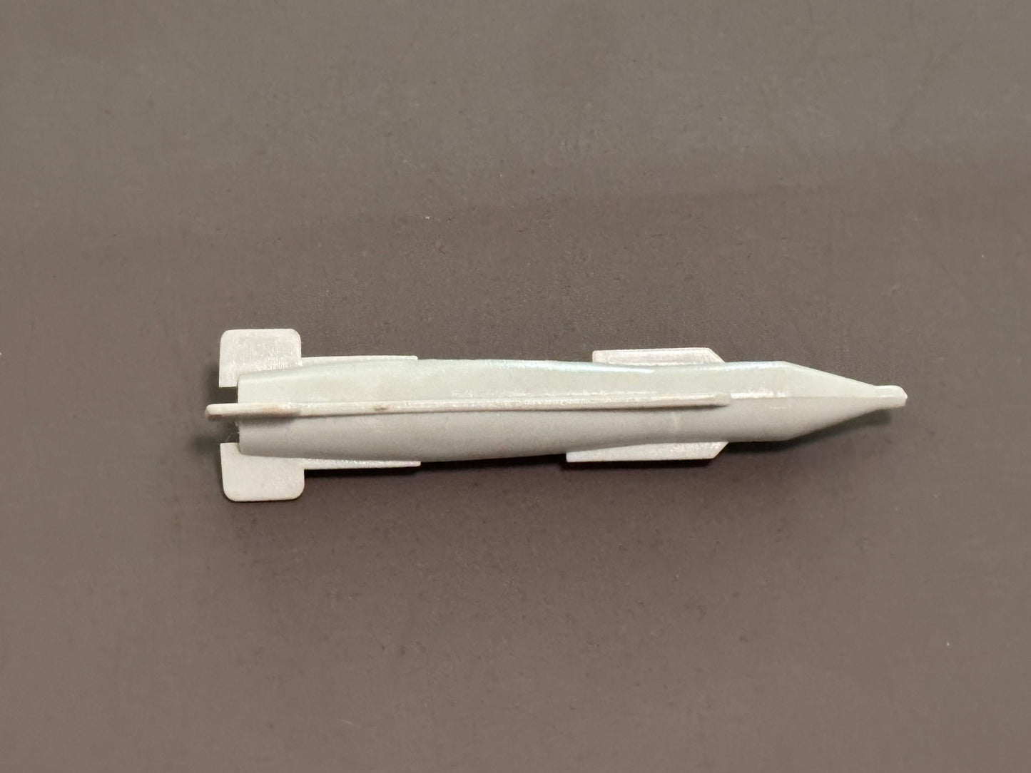 Vintage Hasbro GI JOE 1986 Gray White Tomahawk Grey Missile Large Bomb Part