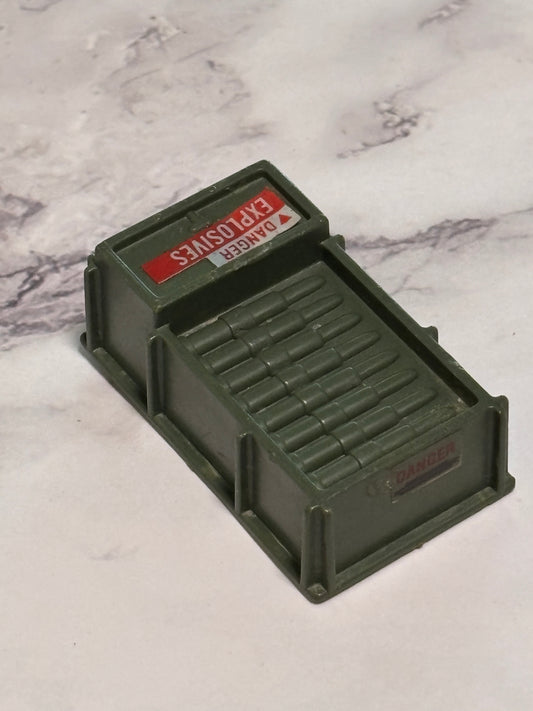 Mortar Defense Unit Ammo Crate GI Joe 1984 Hasbro Action Figure Playset