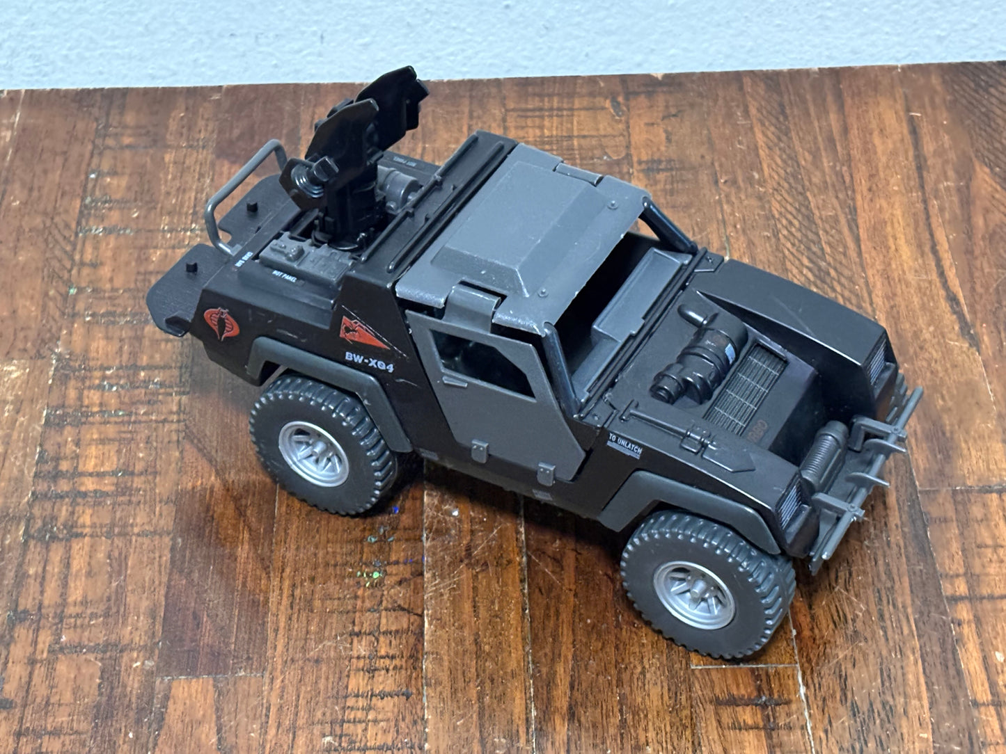 GI JOE Vintage Action Figure Night Attack Vehicle Hummer Cobra Stinger 1984