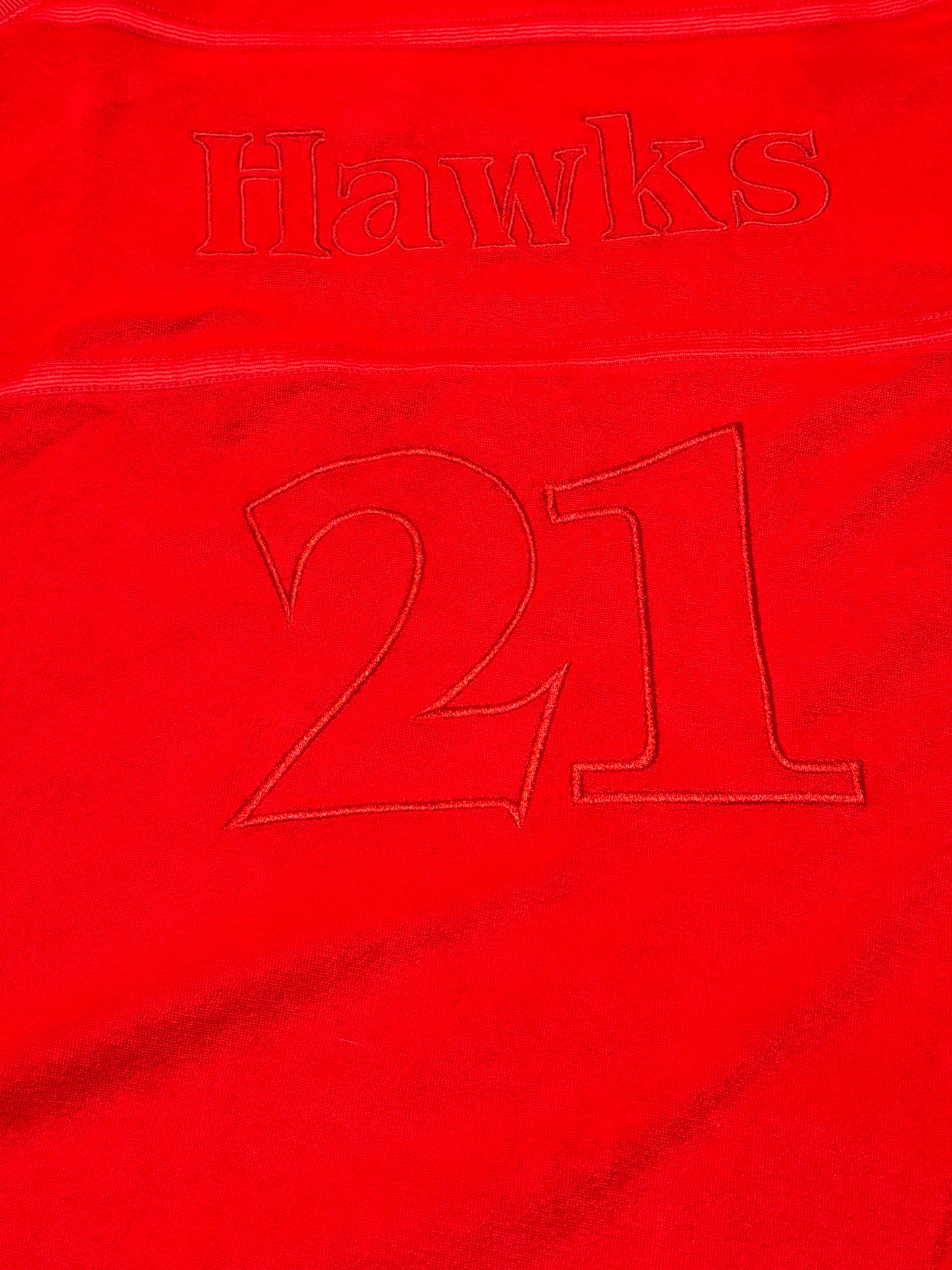 Dominique Wilkins Atlanta Hawks Mitchell & Ness Hardwood Classic HWC NBA Retro Swingman 1986-87 Ghost Red Jersey Women’s Medium M New NWOT