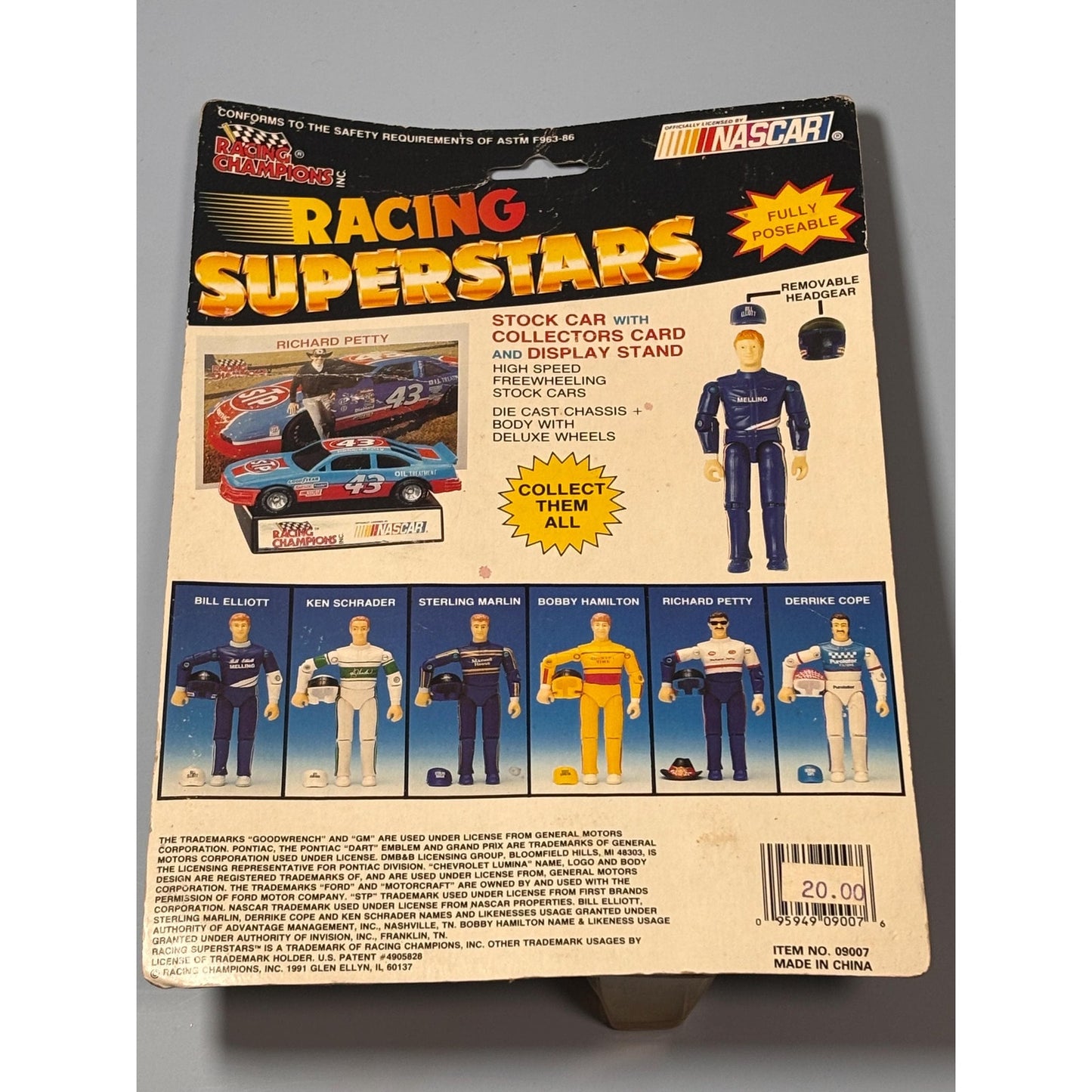 Sterling Marlin Maxwell House 1991 Figure Car Racing Champions 1991 #22