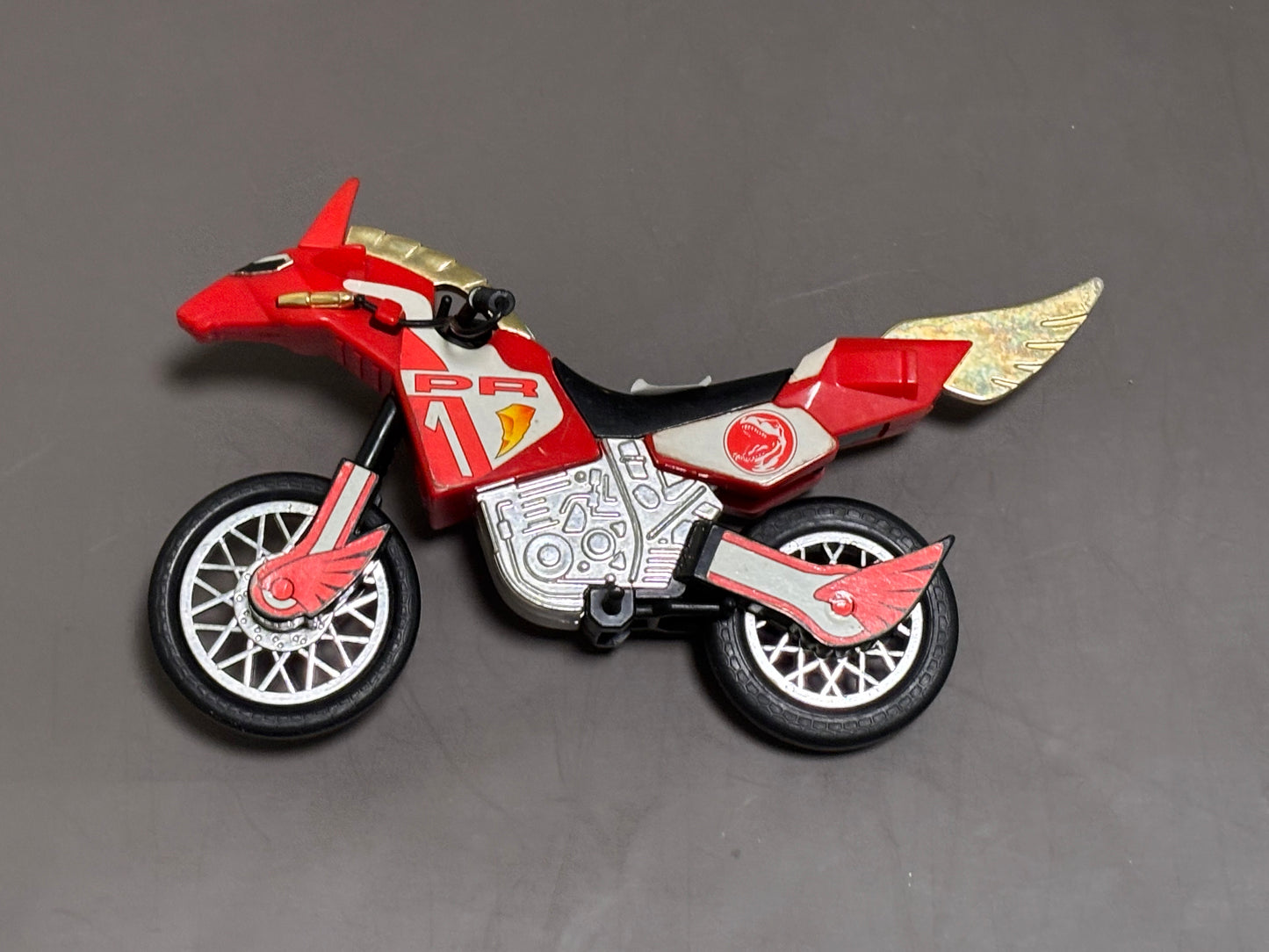 1994 Vintage Bandai Mighty Morphin Power Rangers Red Thunder Bike Vintage