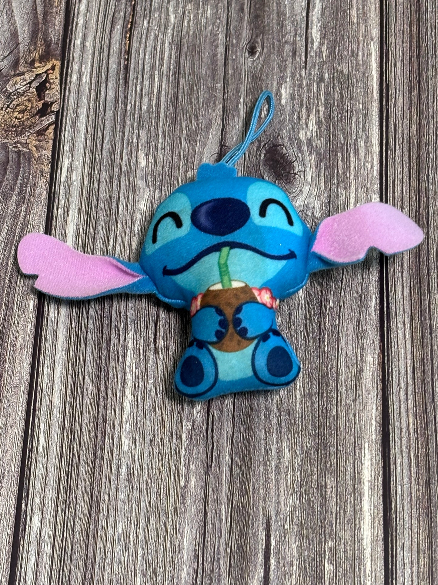 Disney Stitch Sippin' Stitch McDonalds Happy Meal 2022 Blue Plush Toy