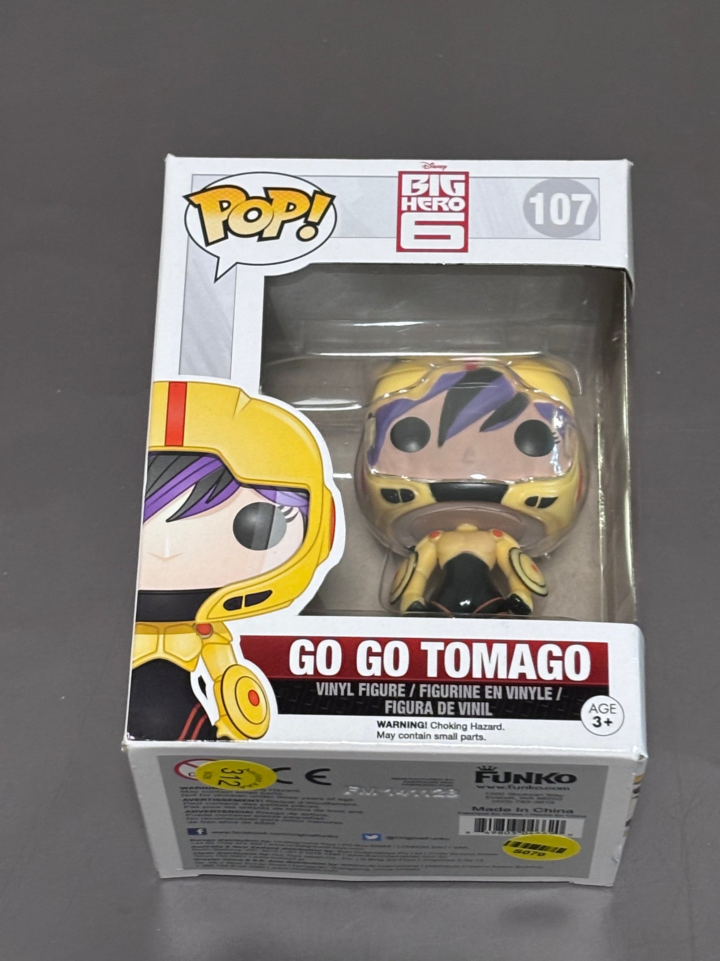 Funko Pop! #107 Big Hero 6 Go Go Tomago Vinyl Figure