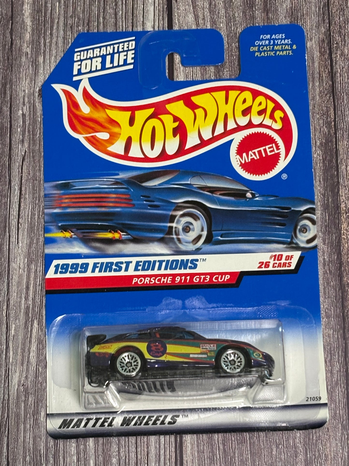 Hot Wheels 1998 Porsche 911 GT3 CUP Nr8 Purple HW 1999 First Editions 10/26 #912