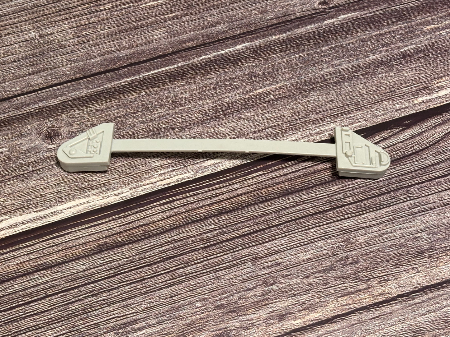 1985 Vintage Gi Joe Cobra Trubble Bubble Control Arm White Vehicle Part Piece
