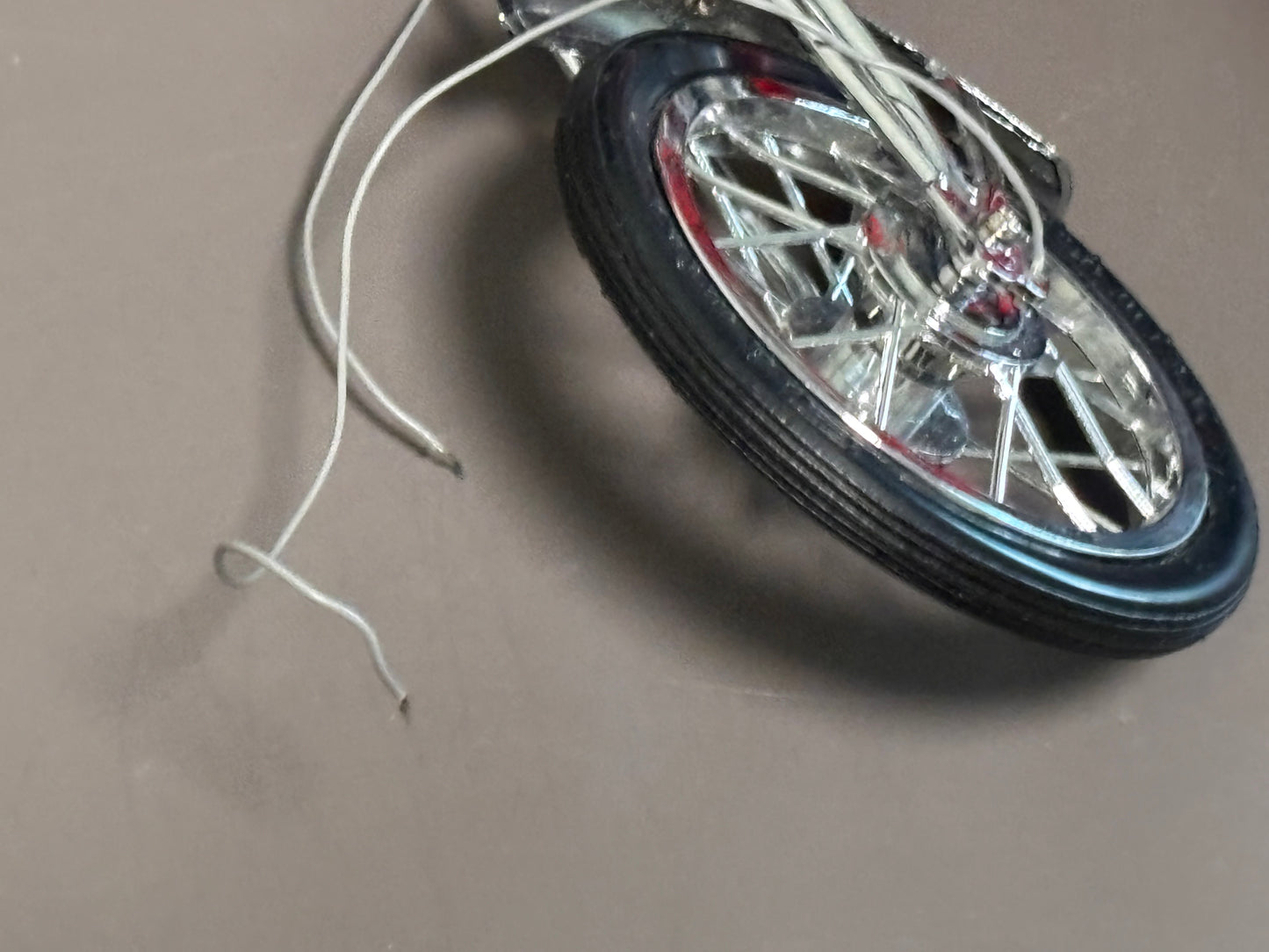 The Apple Krate Stik Shift 5 Speed Bicycle 1:6 Scale Schwinn Red Die Cast