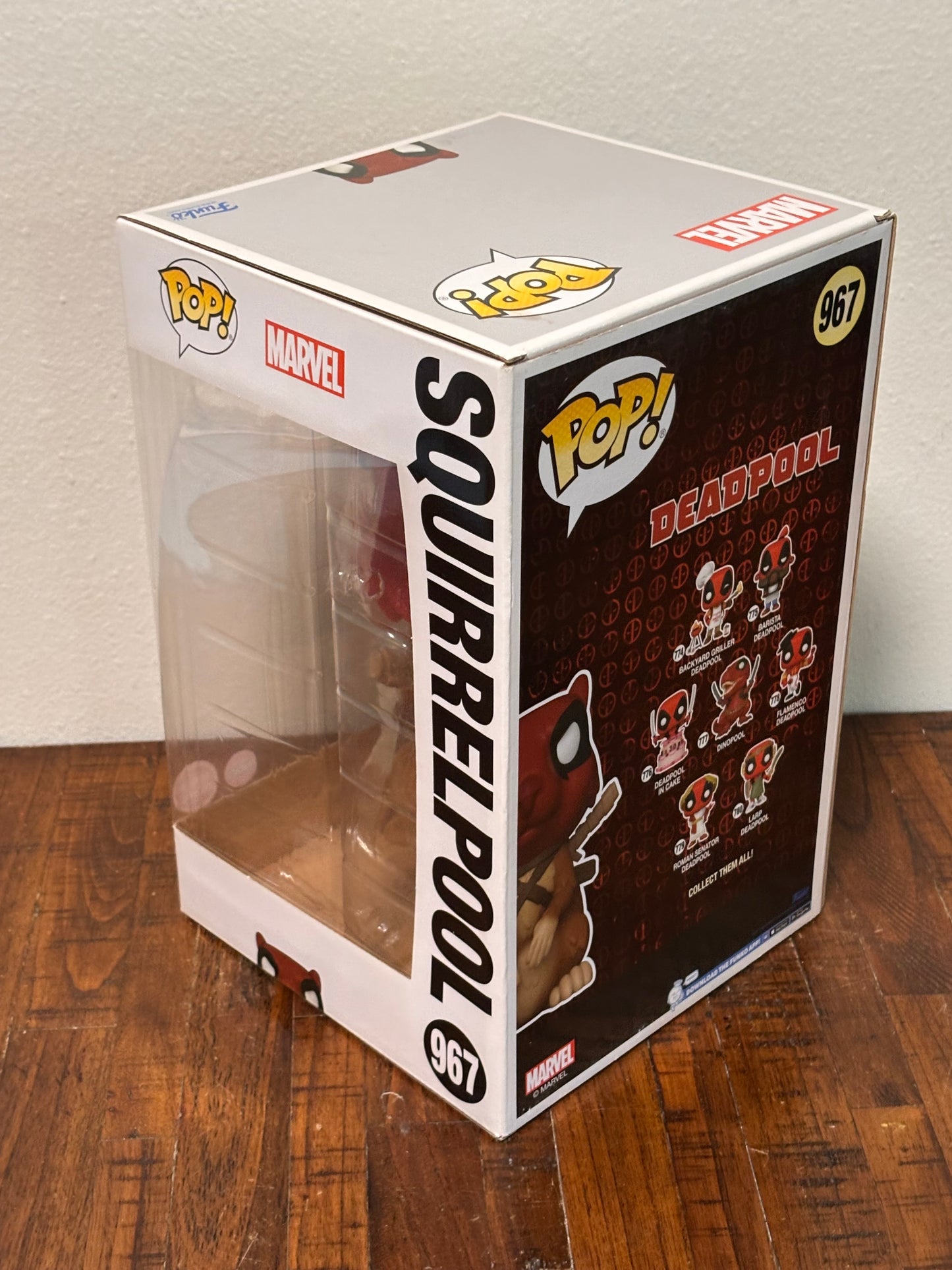 Funko Pop! Deadpool Squirrelpool Marvel Flocked GameStop Exclusive #967