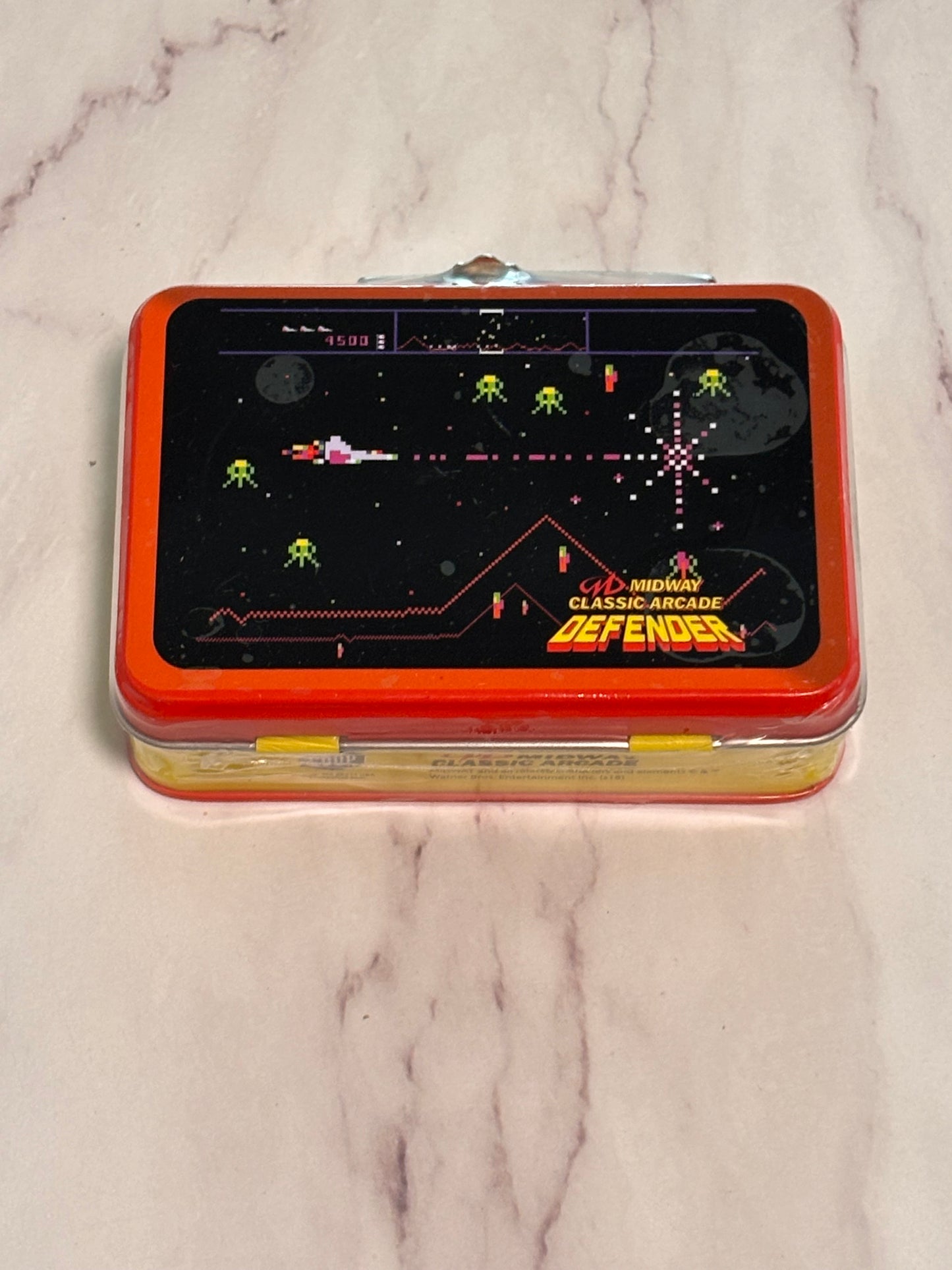 Defender Teeny Tins Mini Lunchbox Collectible Midway Classic Arcade - New