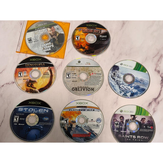 Lot of 8 XBOX og 360 Video Gameswg