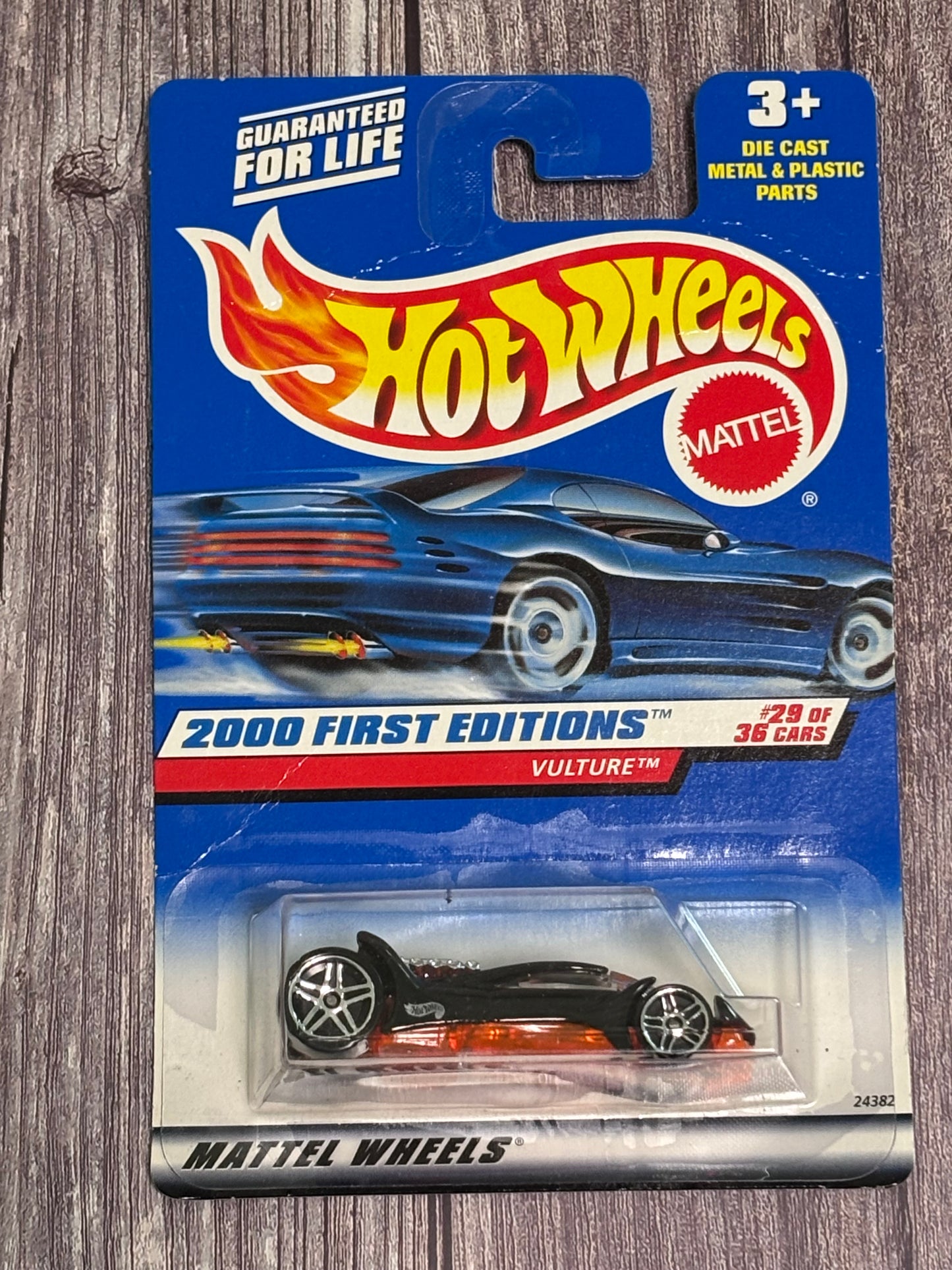 2000 Hot Wheels #89 First Editions Vulture 29/36 Vintage 24382 Hot Rod New
