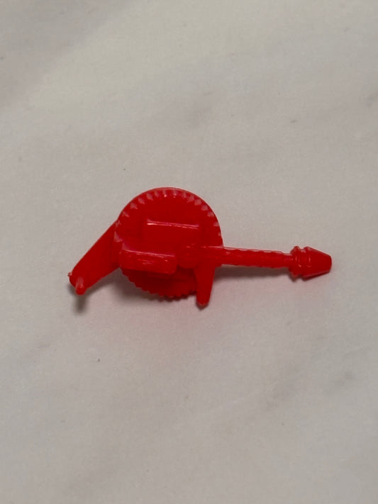 Vintage GI Joe 1986 Cobra Stun Rear Machine Gun Red