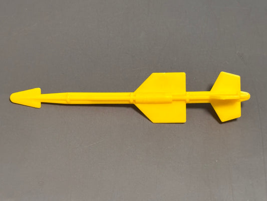 GI Joe ARAH Conquest X-30 Original Large Yellow Missile Hasbro Vintage 1986