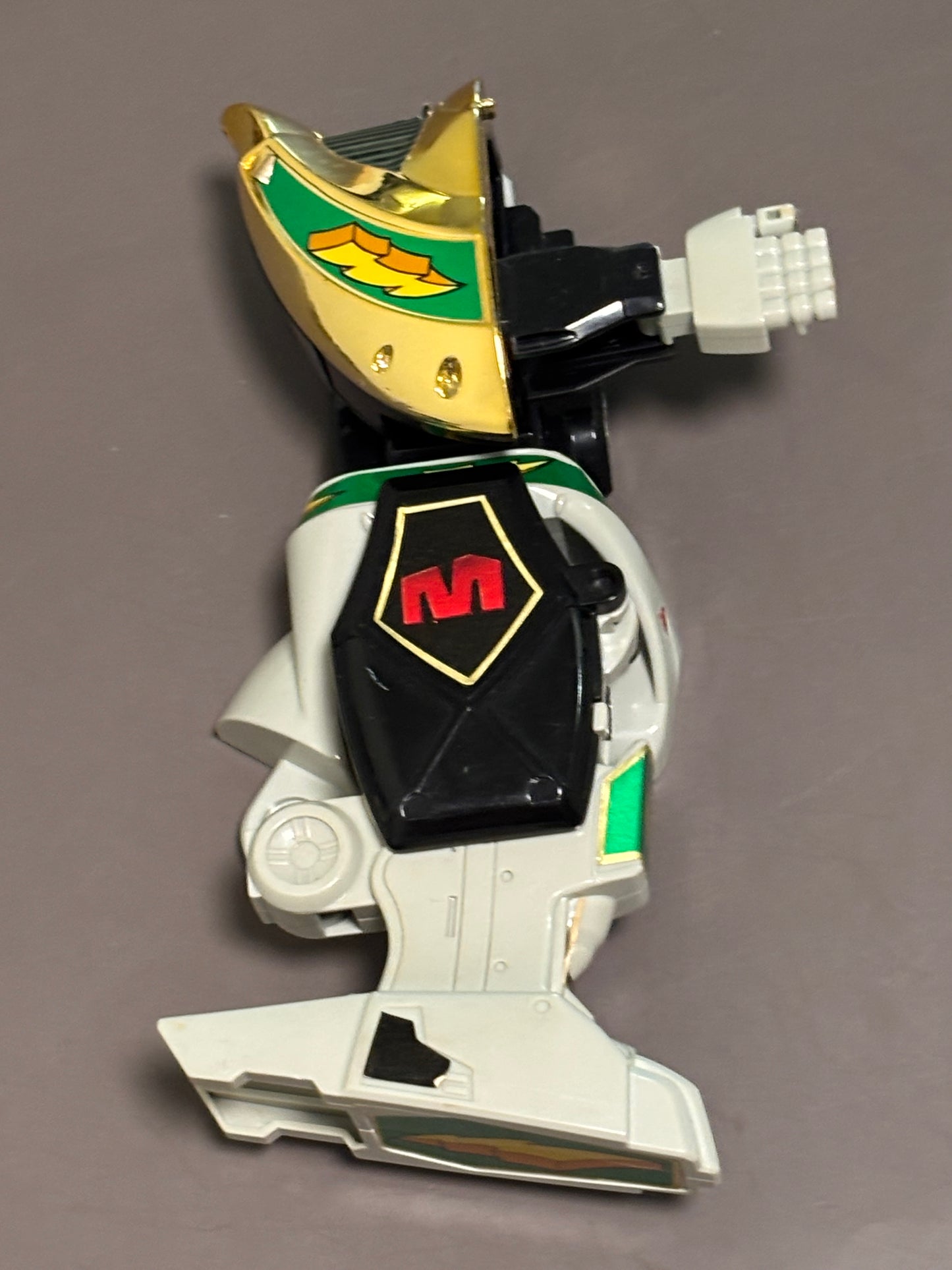 Power Rangers 1993 Green Dragonzord Megazord Part Right Side Leg Arm MMPR