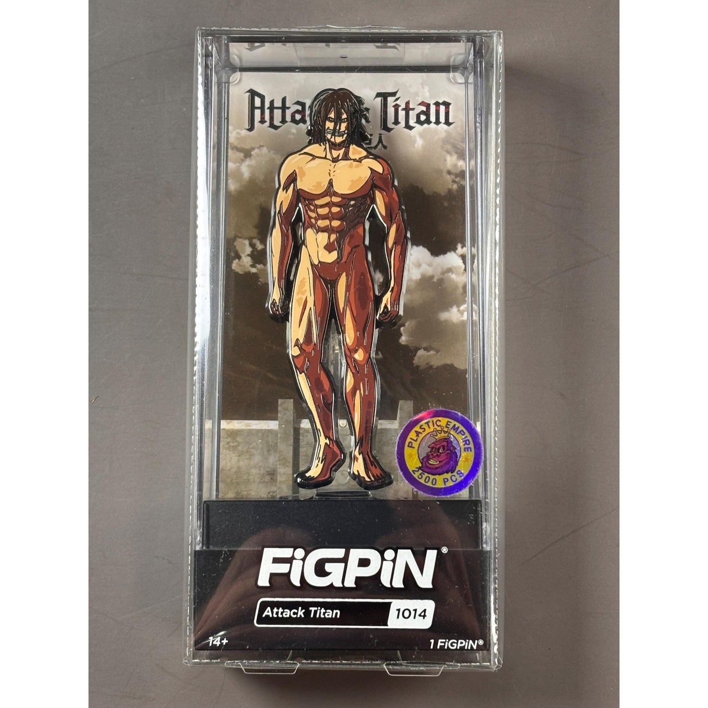 Attack Titan NYCC 2022 FiGPiN Attack On Titan #1014 Plastic Empire LE 2500 New