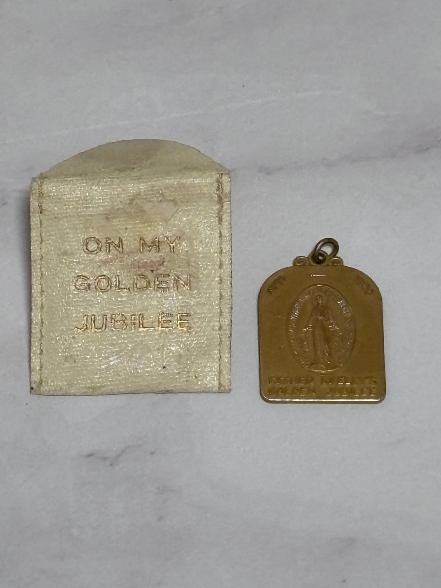 VTG Brass Central Association Of the Miraculous Medal 35th Anniversary Medal