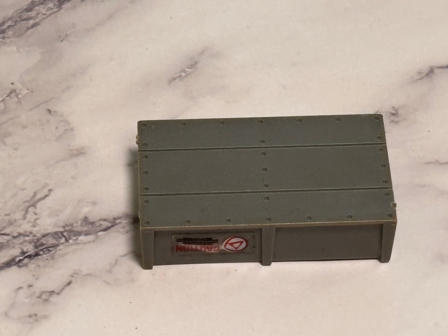 Vintage GI Joe 1984 Missile Defense Unit Missile Ammo Box Crate Only ARAH
