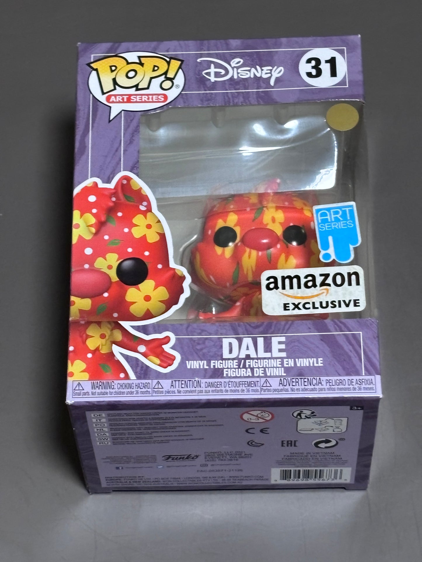 Funko POP! Art Series Disney Dale #31 Amazon Exclusive Vinyl Figure New