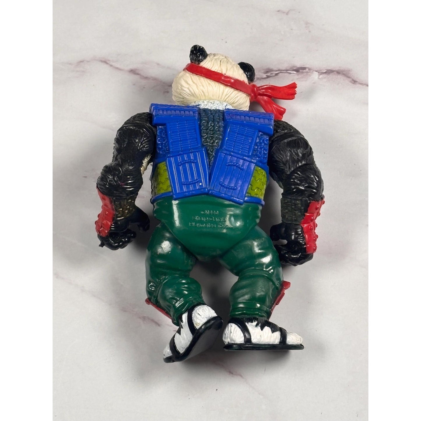 Panda Khan Action Figure 1990 Playmates Teenage Mutant Ninja Turtles 4.5”