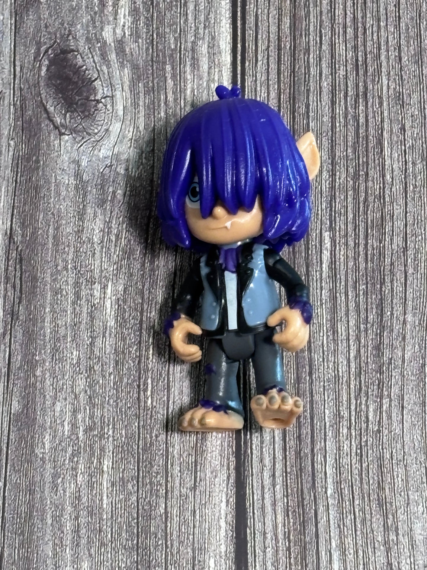 PJ Masks 3" Wolfie Kids Kevin Villain Action Figure Wolfy Toy Figure Purple Hair