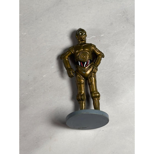 Vintage Plastic Applause LFL C3PO Robot Star Wars Figure 1995 Cake Topper