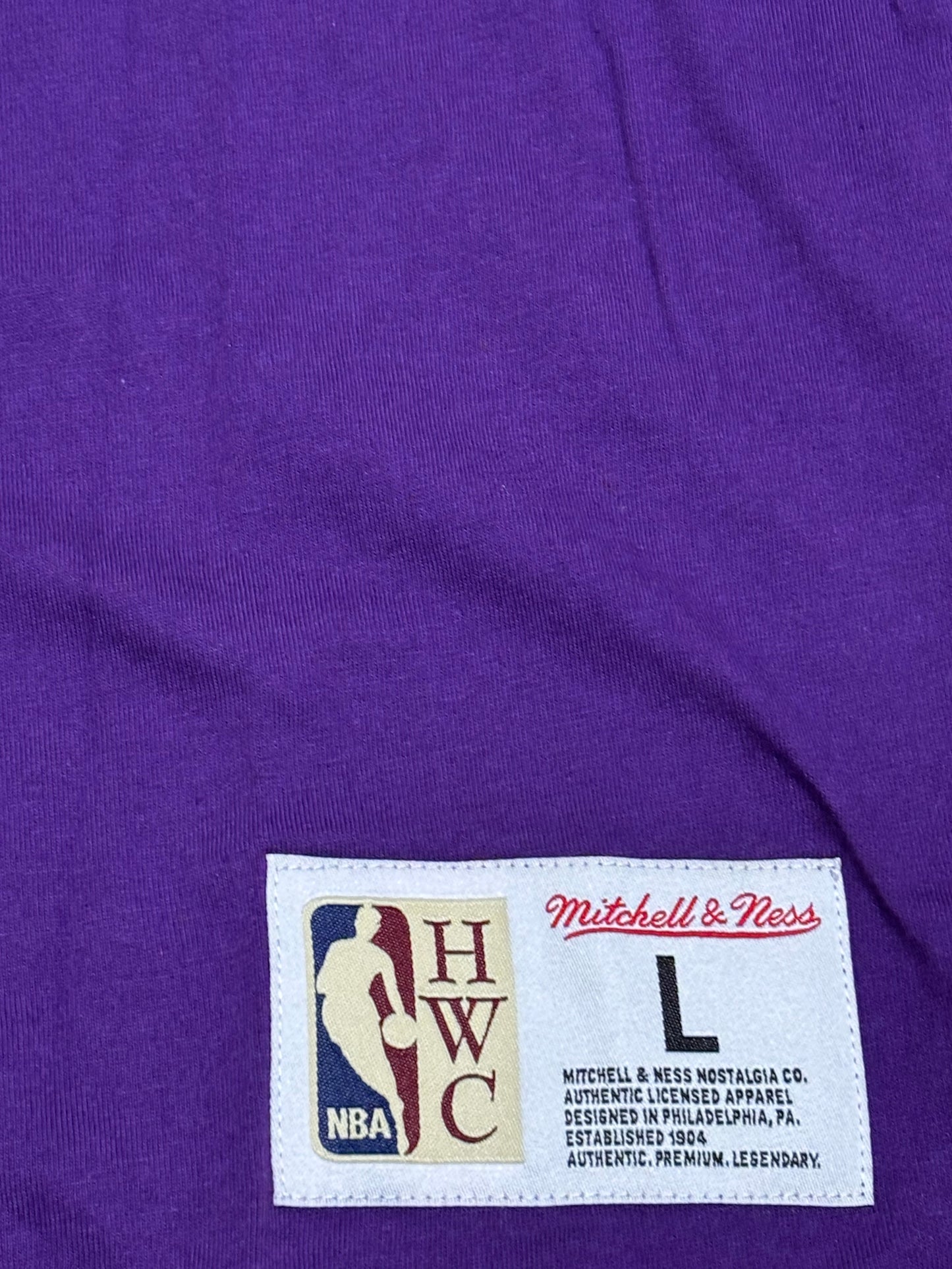 Los Angeles LA Lakers Mitchell & Ness HWC Hardwood Classics Special Script Sleeveless Tank Top Men’s Large L New NWOT