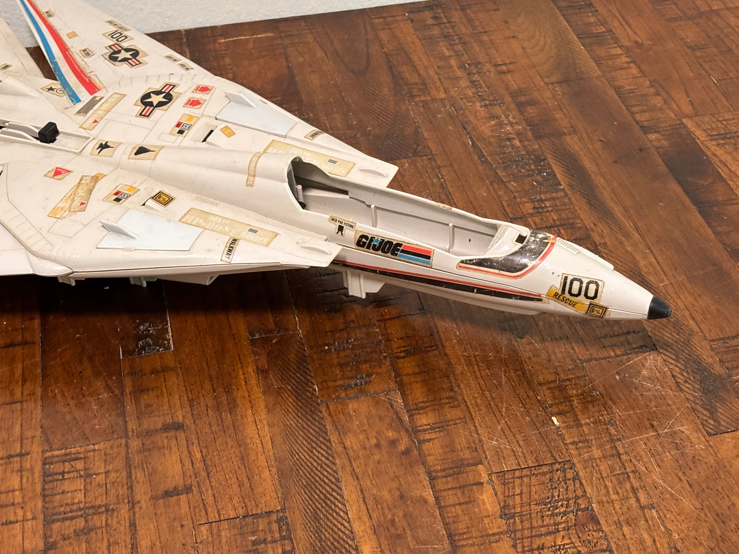 Vintage 1983 GI Joe Hasbro Jet Skystriker XP-14F Authentic Original ARAH 1980s