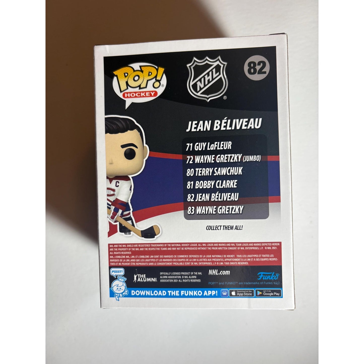 POP! Funko Hockey #82 JEAN BELIVEAU