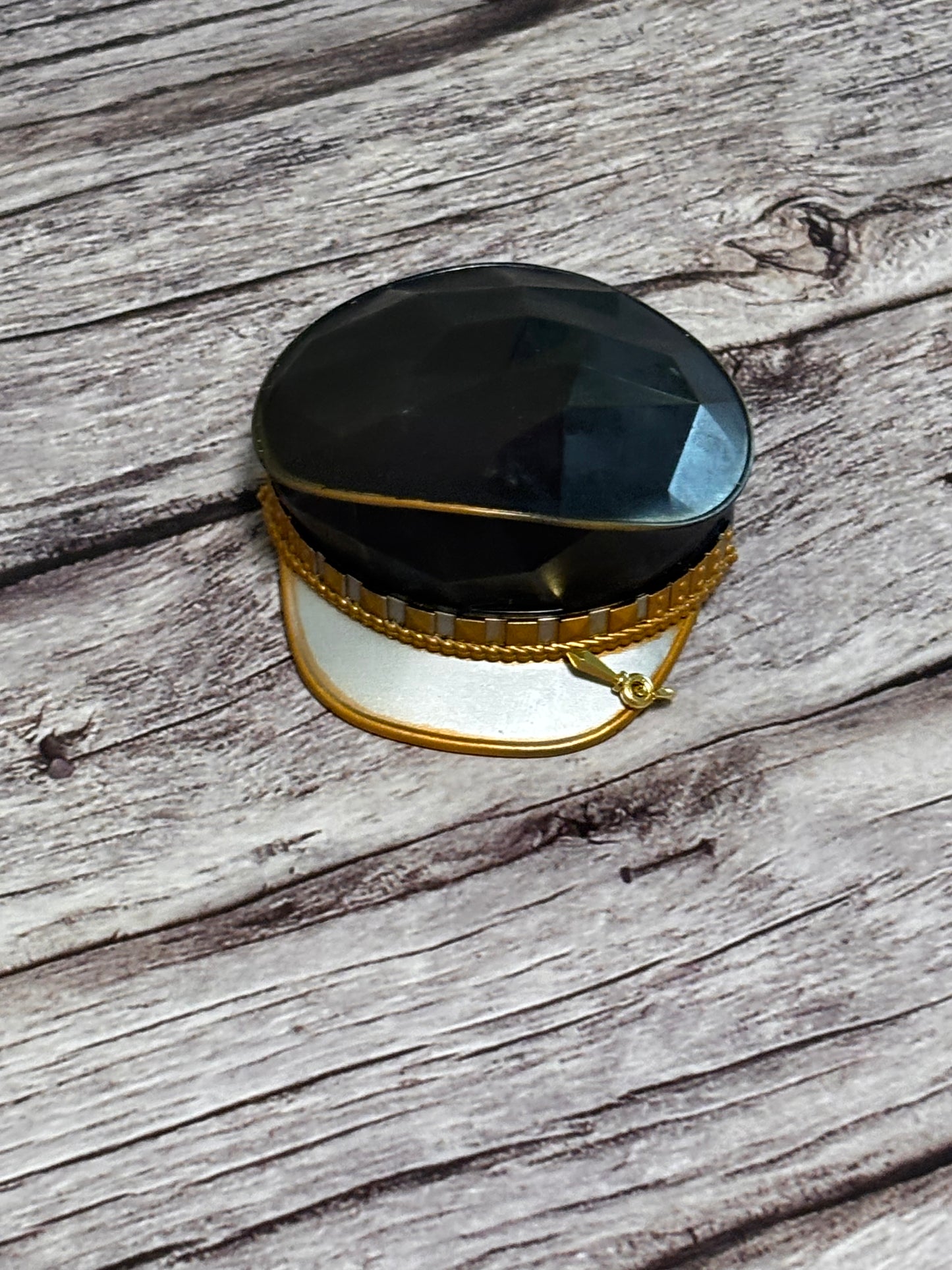 Lol Surprise Omg Doll Accessory Fame Queen Hat Black Gold Police Style #3865
