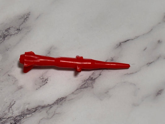 GI Joe Vehicle Cobra Stinger Missile Bomb 1984 Original Part Vintage Orange