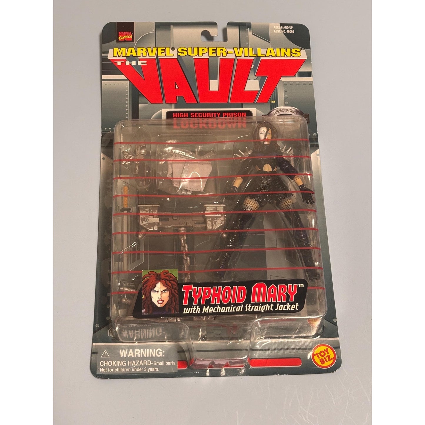 New 1998 Marvel Super-Villains The Vault Typhoid Mary Action Figure