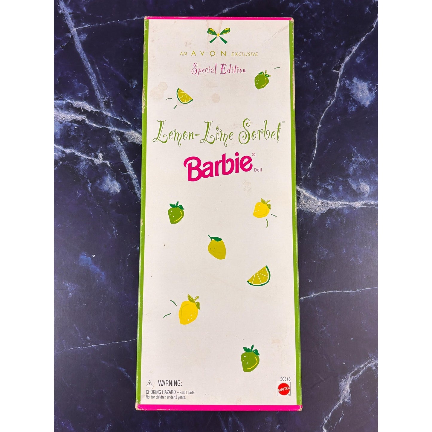 1998 Lemon Lime Sorbet Barbie Doll African American Avon Exclusive Mattel 20318