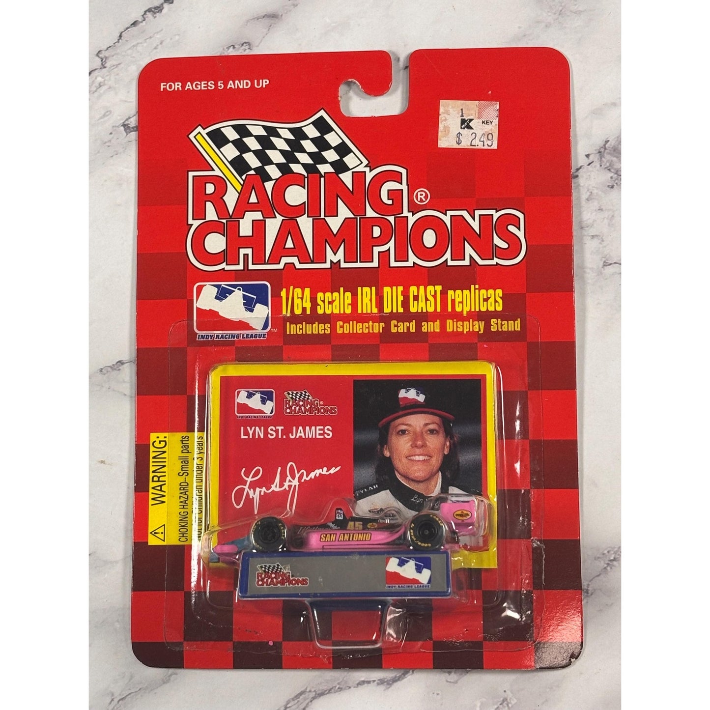 Racing Champions 1996 Lyn St. James #45 San Antonio/Lifetime 1/64 Indy car
