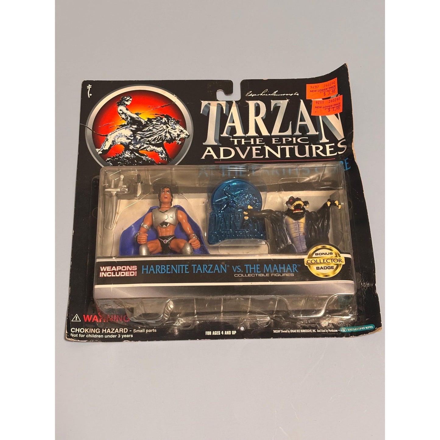Tarzan The Epic Adventures At Earths Core Harbenite Tarzan vs The Mahar 1995
