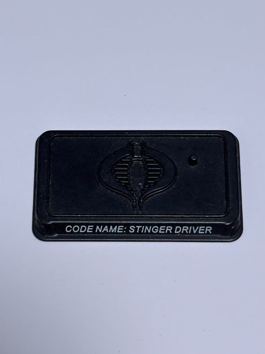 GI Joe 25th Anniversary Vintage Figure Stand Part Accessory 2007 Code Name Stinger Driver