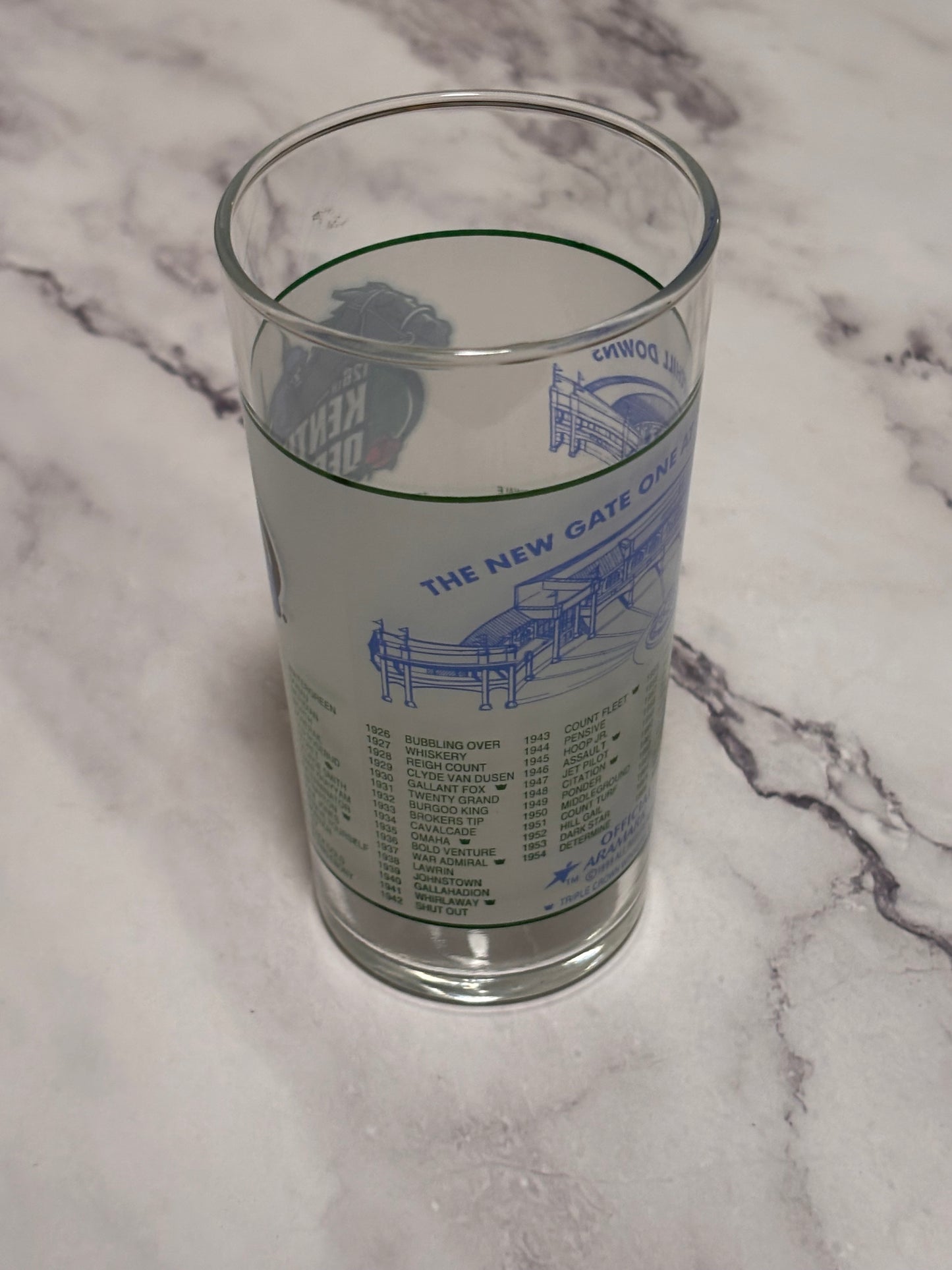 2000 Kentucky Derby Official 126th Churchill Downs Vintage Julep Glass Louisville