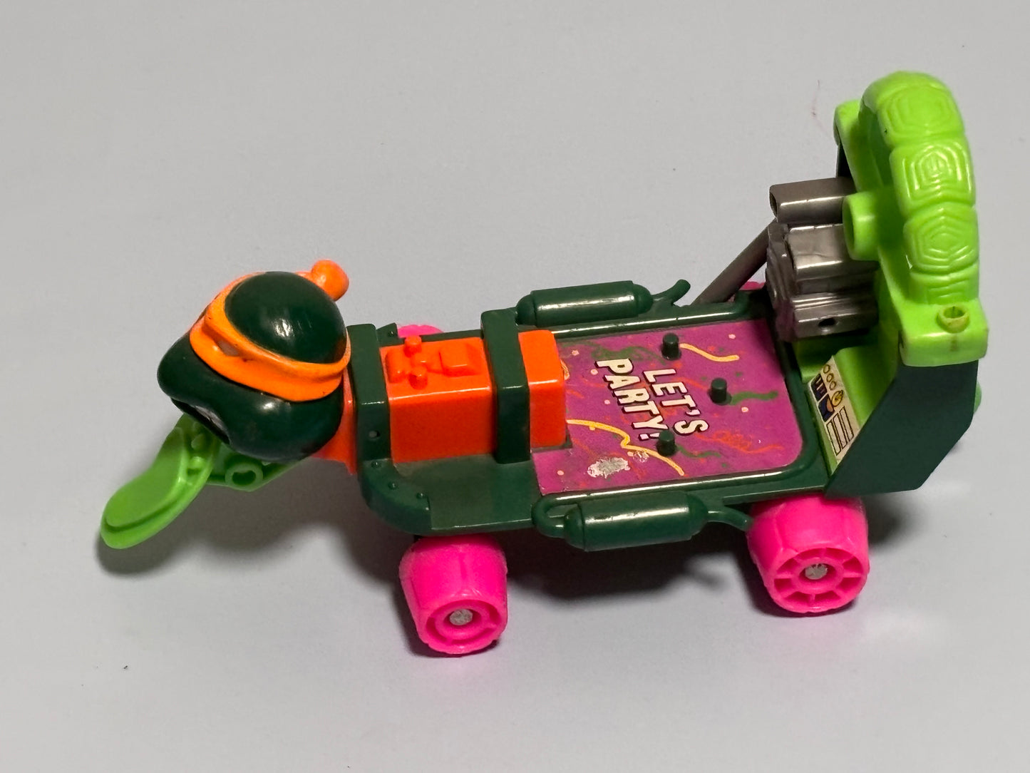 Vintage 1991 TMNT Cheapskate II Skateboard Vehicle Playmates Toys Ninja Turtles