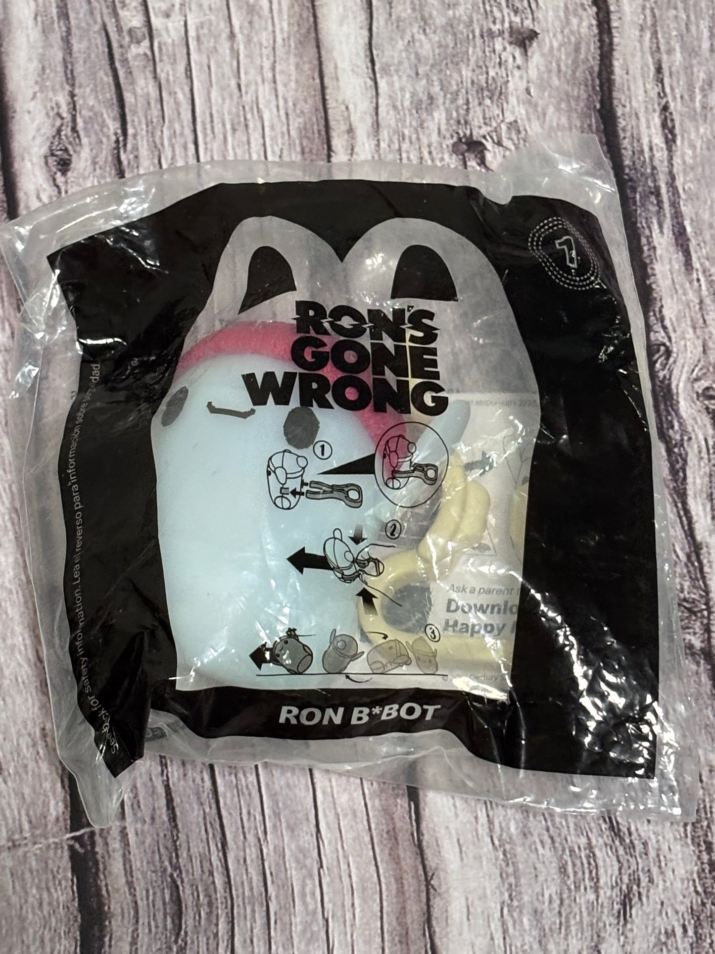 Ron's Gone Wrong McDonald's Happy Meal Toy Ron B*Bot #1 New