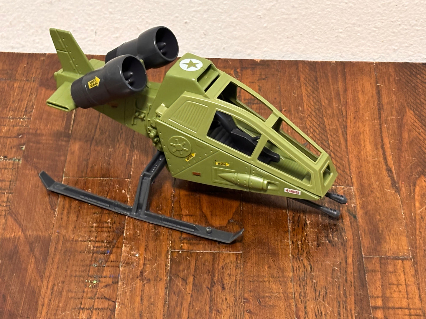 GI Joe Cobra Sky Hawk VTOL 1984 Hasbro Vintage Action Figure Vehicle