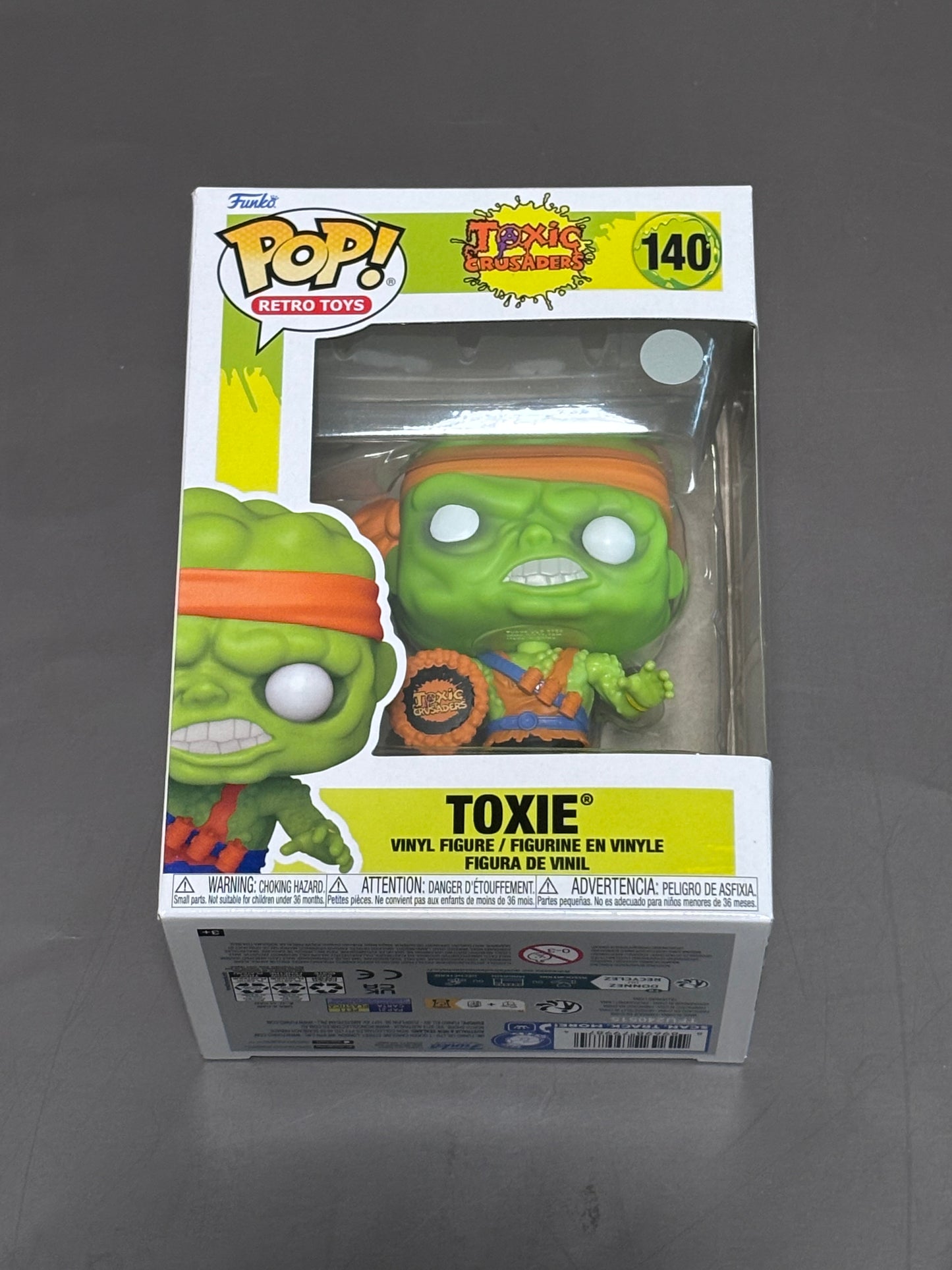 TOXIE - Toxic Crusaders Funko POP! Retro Toys #140 Collectible Vinyl Figure New