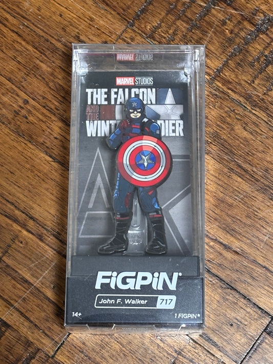 FigPin New Collectible Enamel Pin #717 Marvel The Falcon and the Winter Soldier US Agent John F. Walker Exclusive Limited Edition LE /1000
