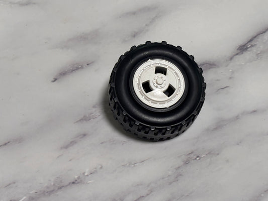 1985-88 GI JOE ARAH Snow Cat Tiger Cat Dear Track Part Hasbro Front Wheel