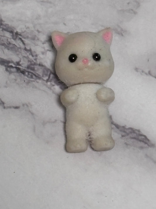 Sylvanian Families Baby Persian Cat - White - Calico Critters Toy Doll Rare