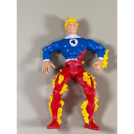 Fantastic Four Human Torch Firestorm Action Figure TOY BIZ 1996 Marvel 5”