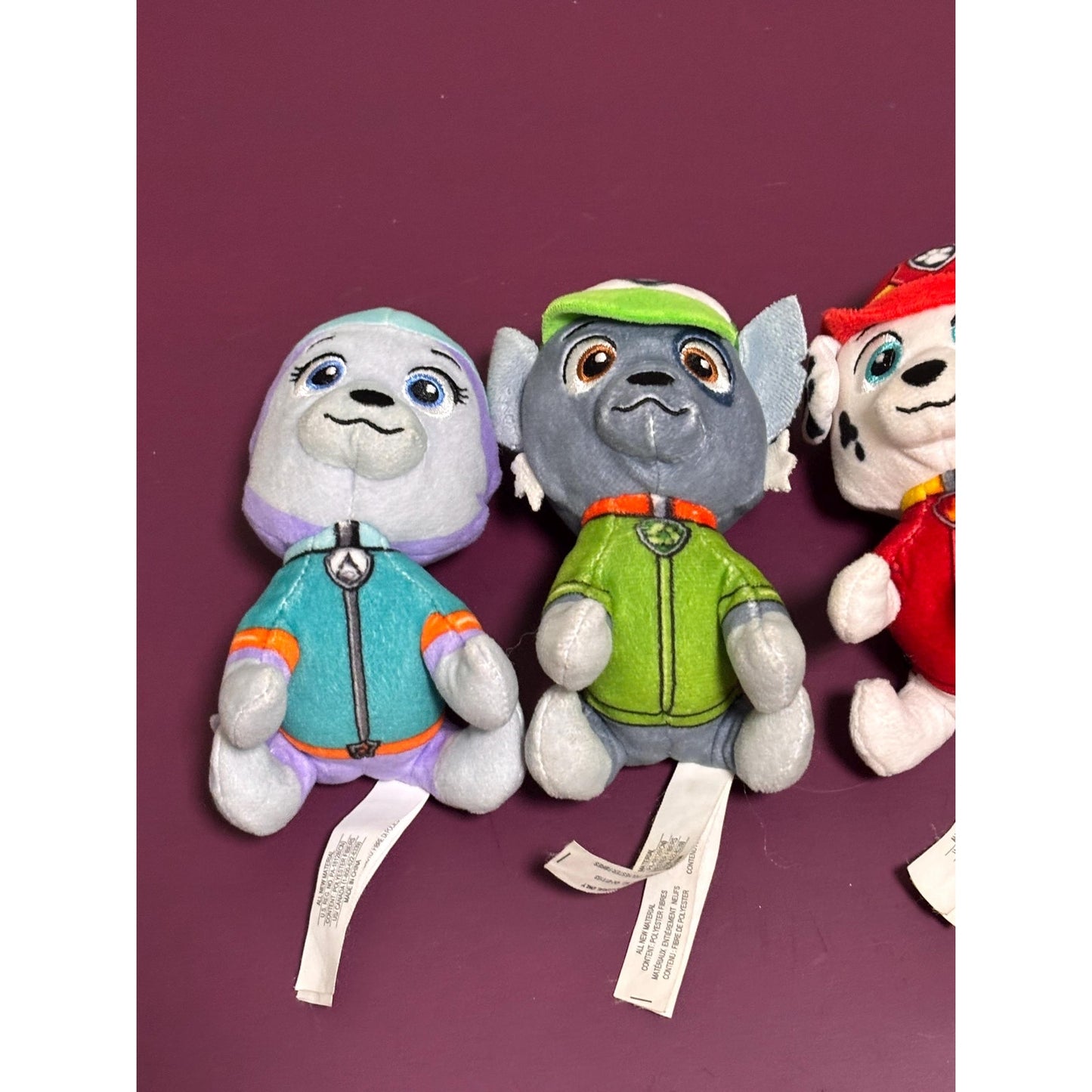 Paw Patrol Lot of 5 Plush Stuffed Animals Dogs 2018 Nickelodeon Spin Master Toys