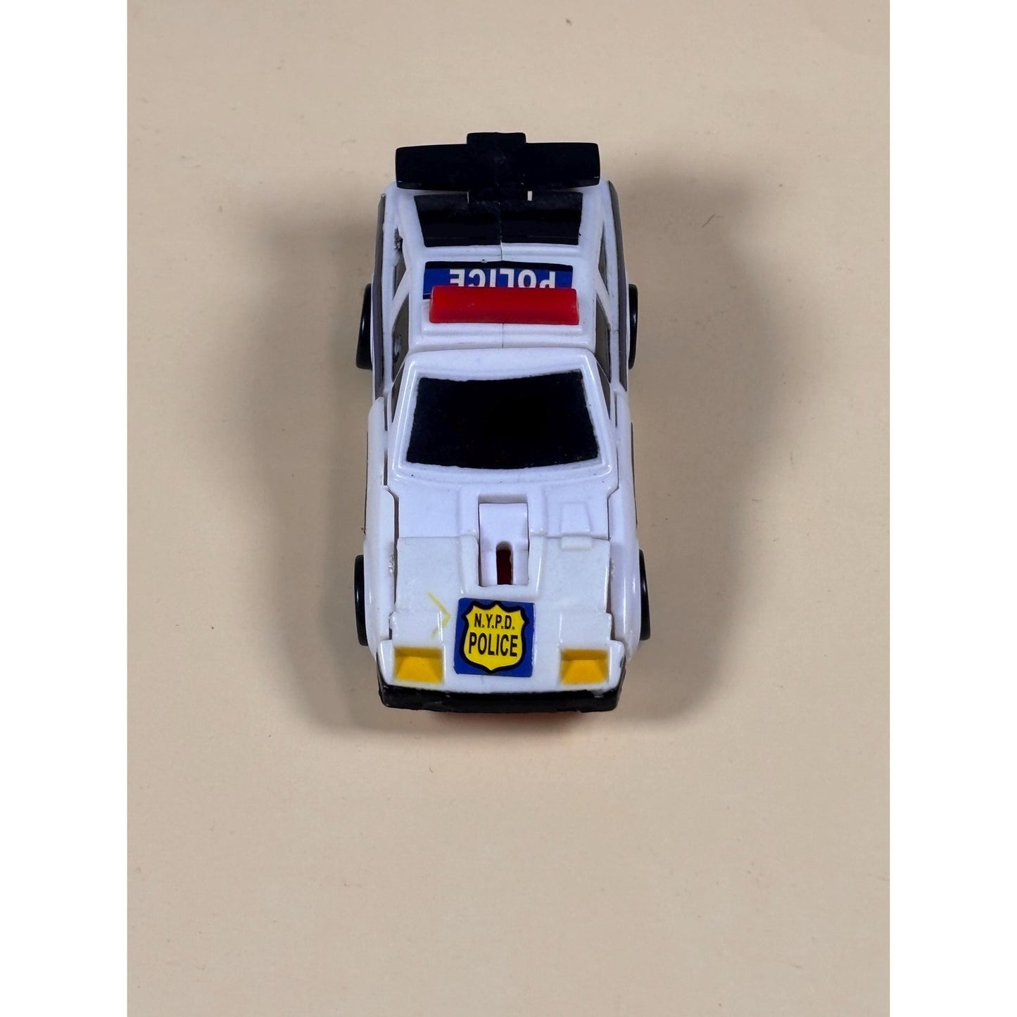 Vintage Transformers G1 Defensor KO Knockoffs NYPD Police Car Figure 1986